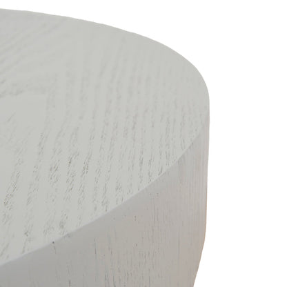 49.5cm Round Side Table - Light Grey
