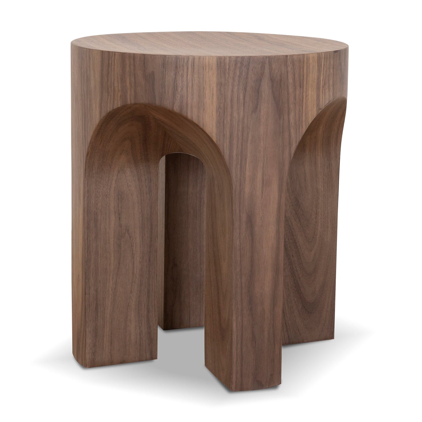 CST10178-DW 49.5cm Round Side Table - Walnut