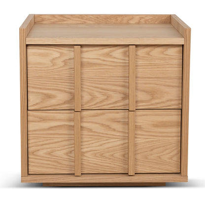 50cm Bedside Table - Natural