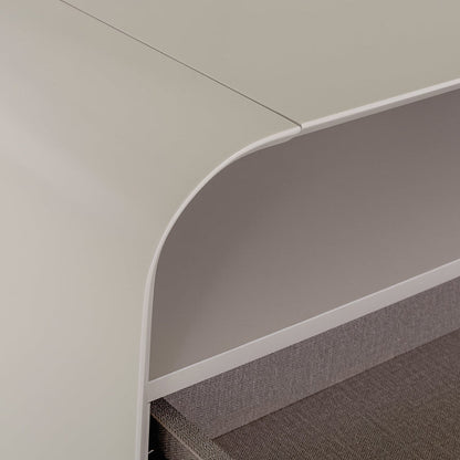 Bedside Table - Warm Grey