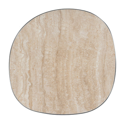 CST10316-NY Nested Porcelain Coffee Table Table - Stainless Steel