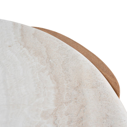 CST10317-NY Nested Marble Coffee Table - Natural