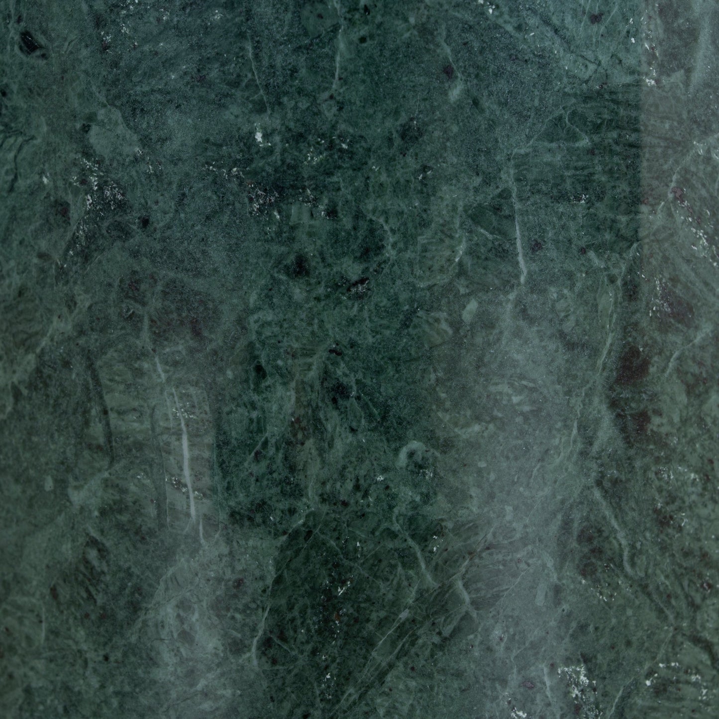 CST10320-NY 45cm Brushed Gold Side Table - Green Crystal