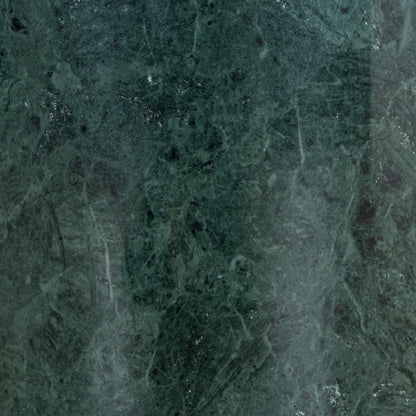 CST10320-NY 45cm Brushed Gold Side Table - Green Crystal