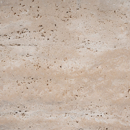 CST10322-NY 40cm Matte White Side Table - Natural