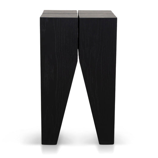 27cm Square Side Table - Full Black