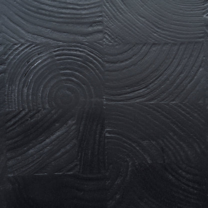 CST10427-NI 45cm Round Side Table - Full Black