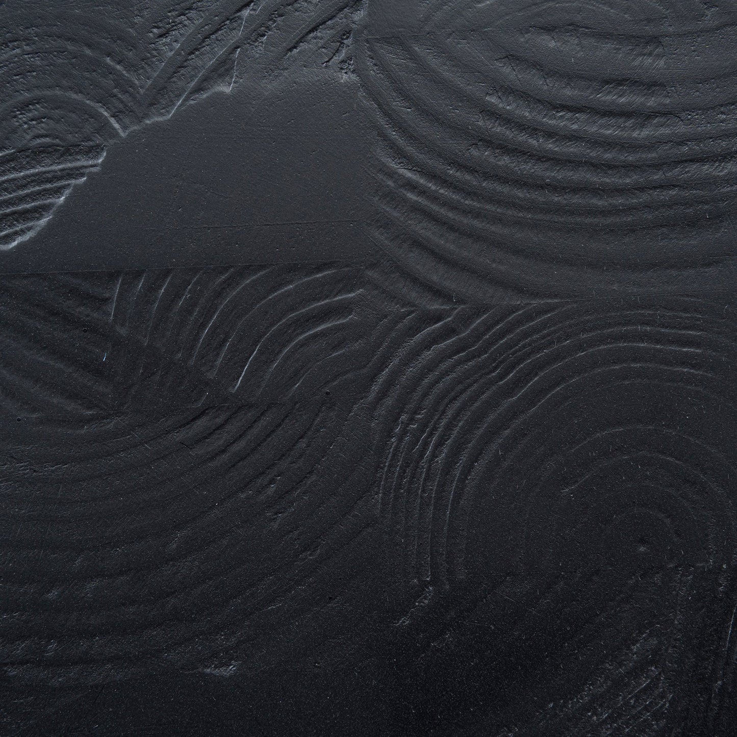 CST10427-NI 45cm Round Side Table - Full Black