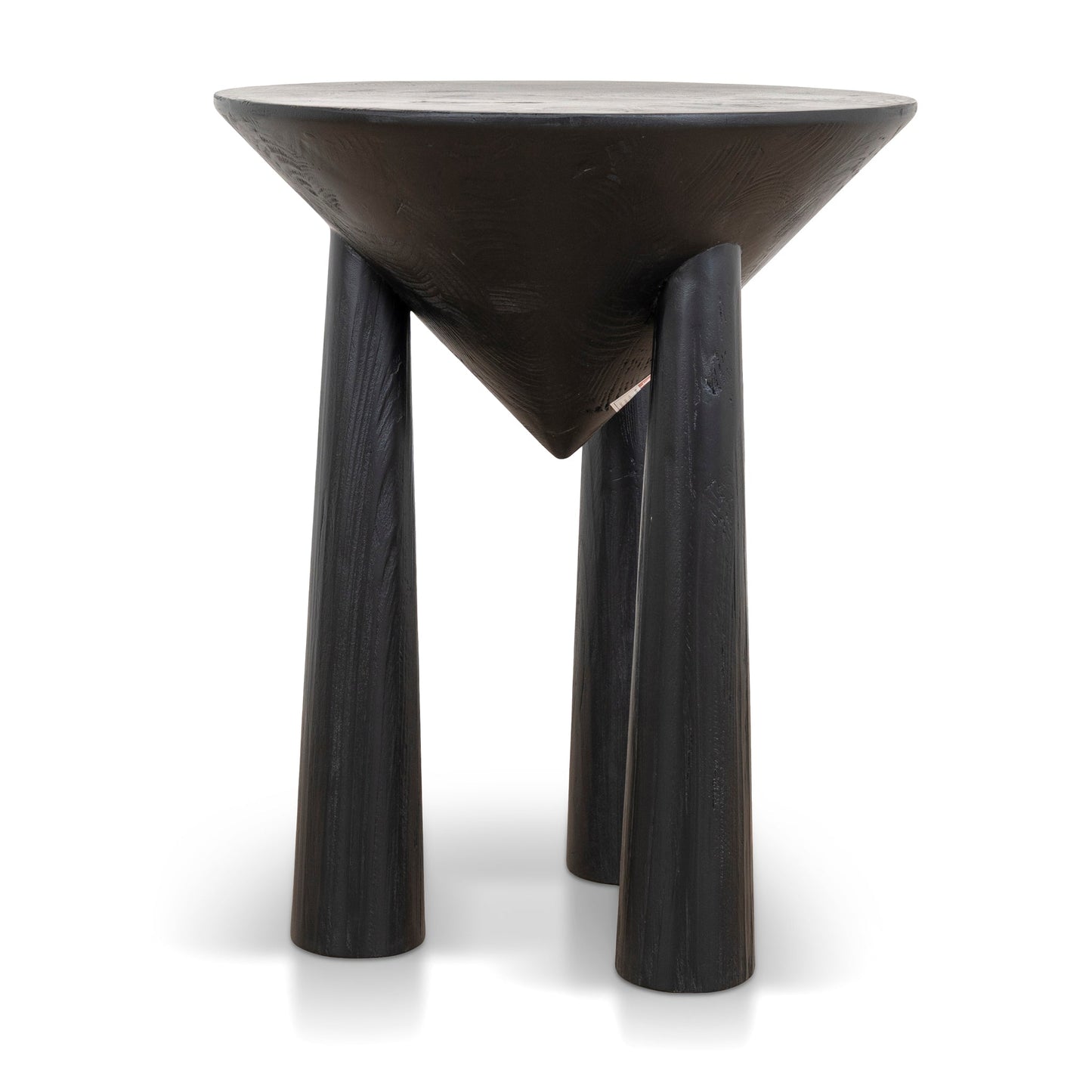 CST10427-NI 45cm Round Side Table - Full Black