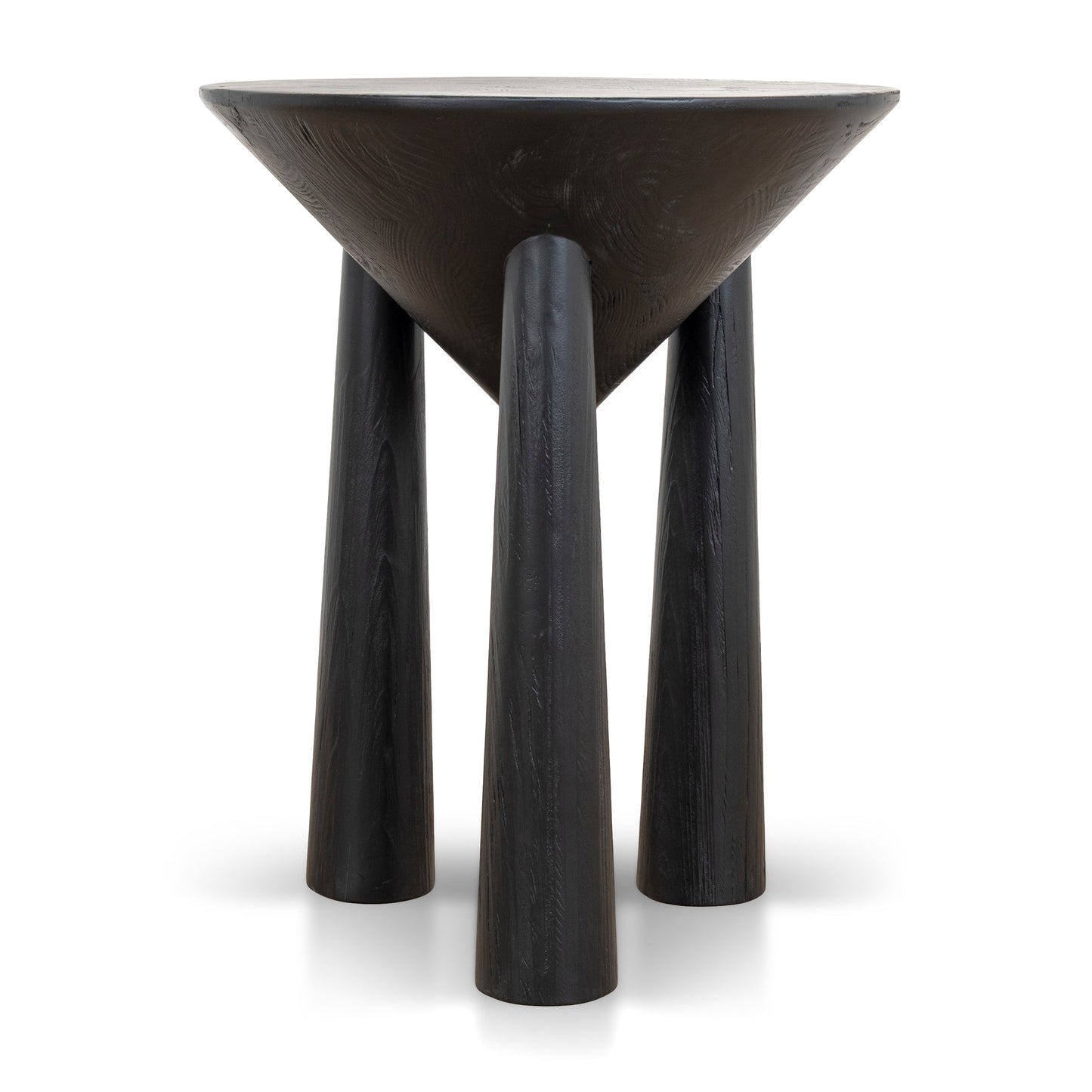 CST10427-NI 45cm Round Side Table - Full Black