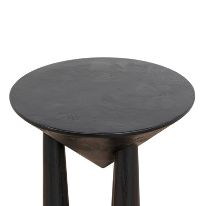 CST10427-NI 45cm Round Side Table - Full Black