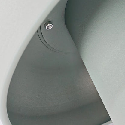 CST12067-BC 40cm Round Side Table - Sage Green