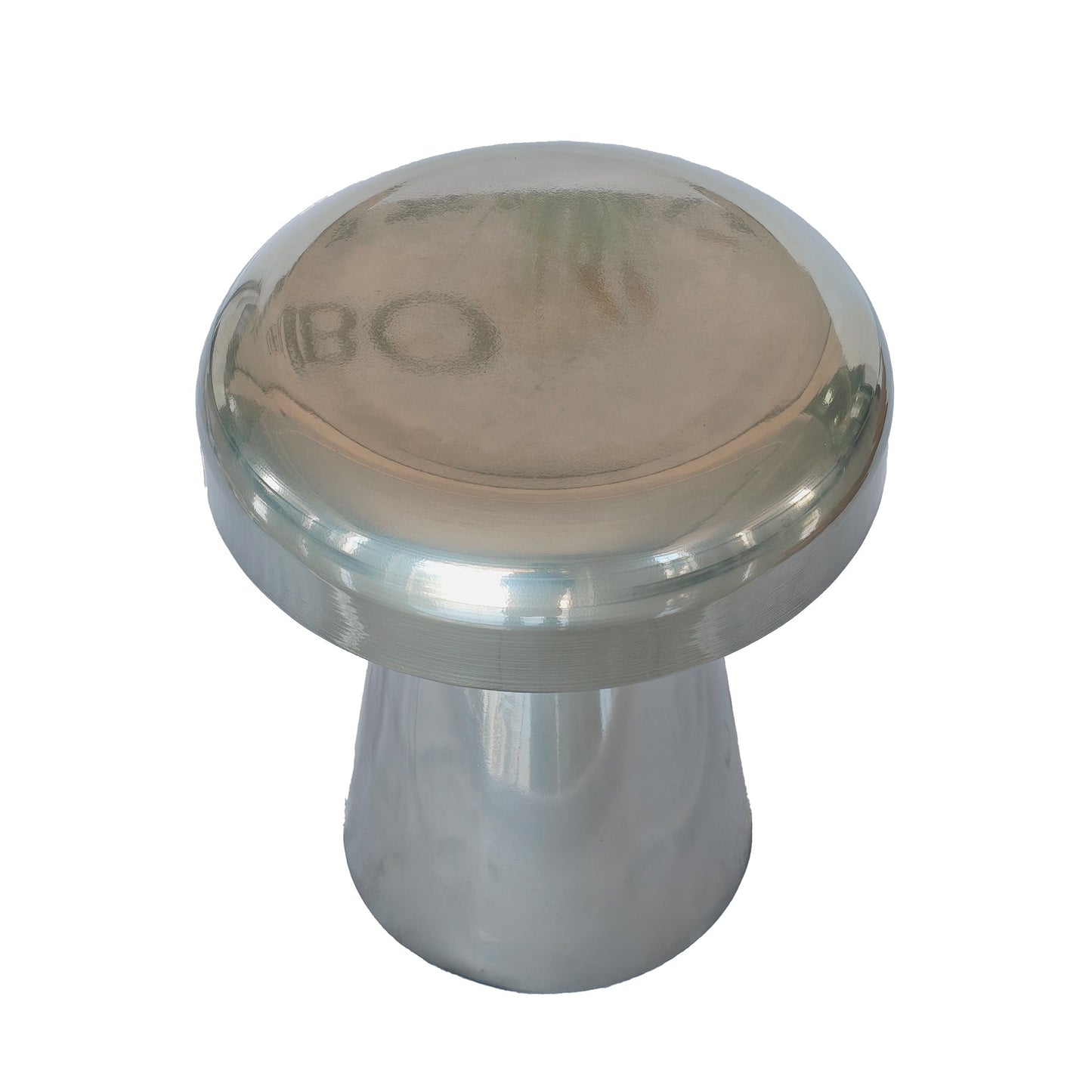 CST12069-BC 40cm Round Side Table - Powder Silver