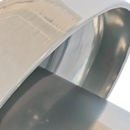 CST12069-BC 40cm Round Side Table - Powder Silver