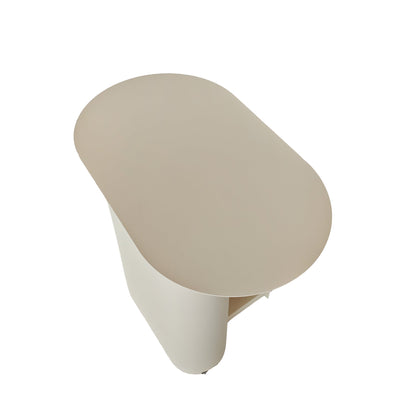 CST12070-BC 50cm Side Table - Ivory White