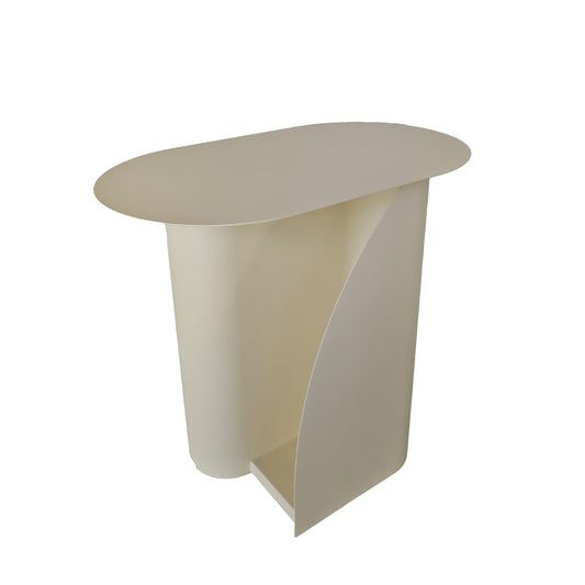 CST12070-BC 50cm Side Table - Ivory White