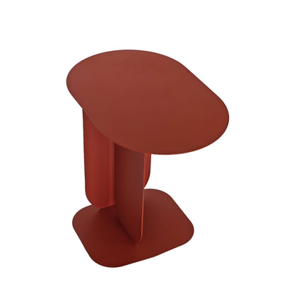 CST12078-BC 45cm Side Table - Burgundy Red