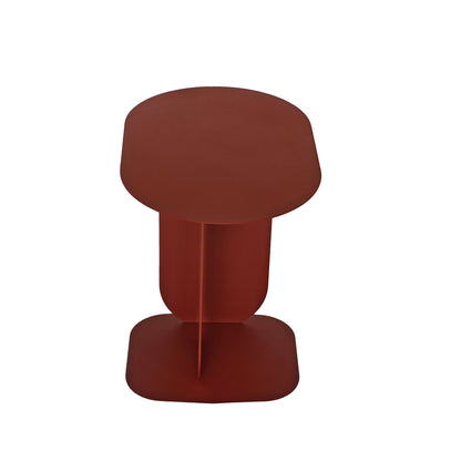 CST12078-BC 45cm Side Table - Burgundy Red