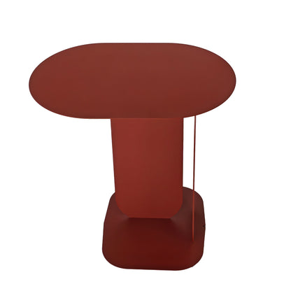 CST12078-BC 45cm Side Table - Burgundy Red