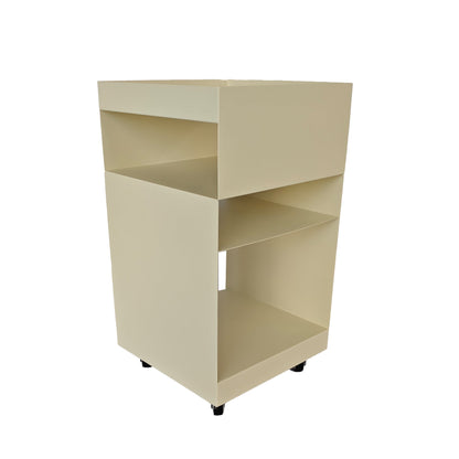 CST12082-BC 35cm Square Side Table - Ivory White