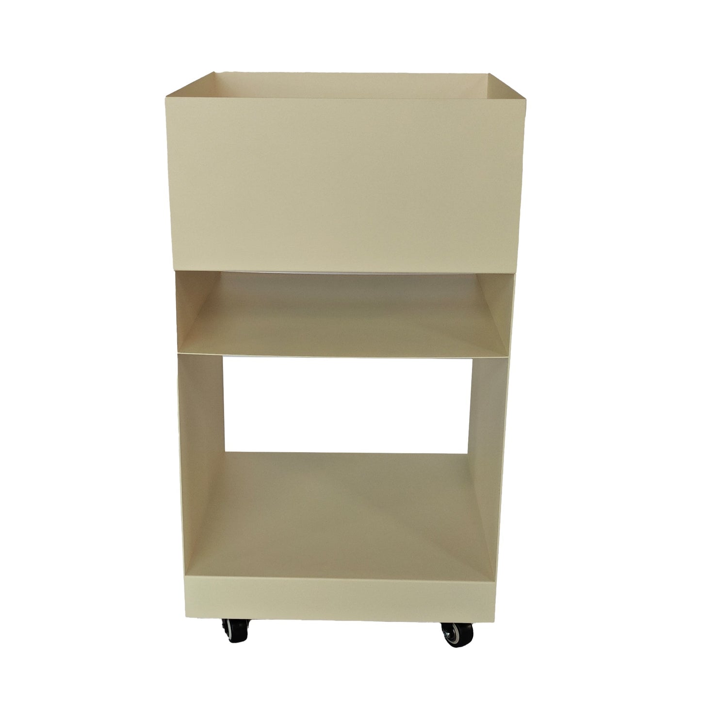 CST12082-BC 35cm Square Side Table - Ivory White