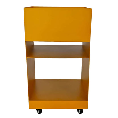 CST12083-BC 35cm Square Side Table - Sandy Mustard