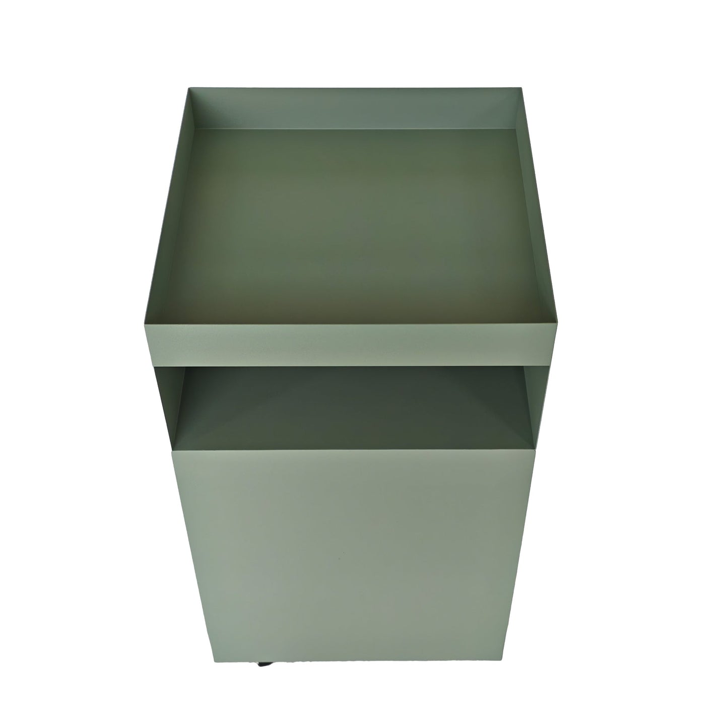 CST12084-BC 35cm Square Side Table - Sage Green