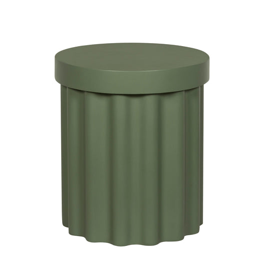 CST12295-CO 40cm Concrete Side Table - Green