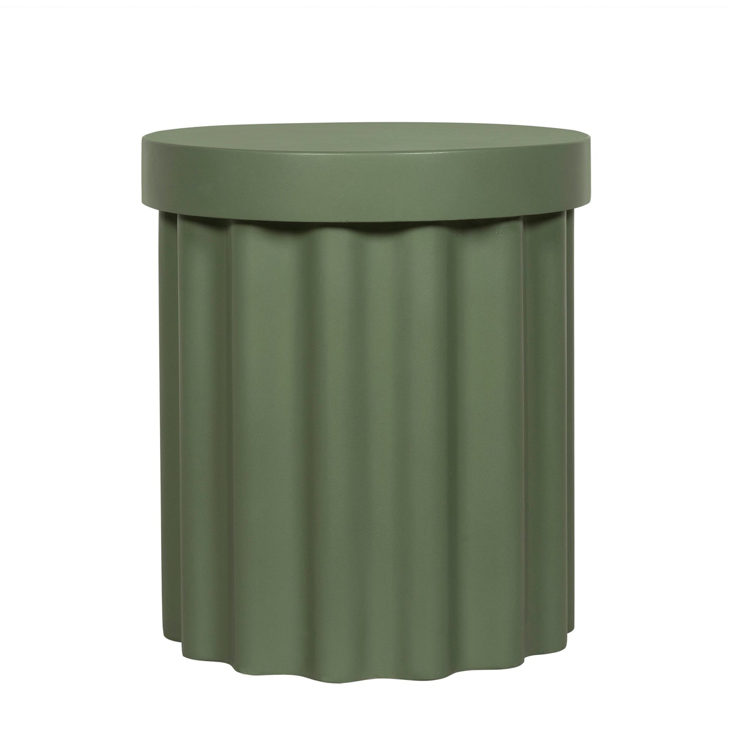 CST12295-CO 40cm Concrete Side Table - Green