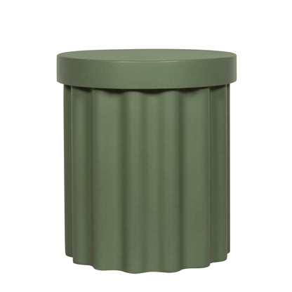 CST12295-CO 40cm Concrete Side Table - Green