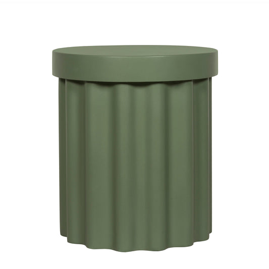 CST12295-CO 40cm Concrete Side Table - Green