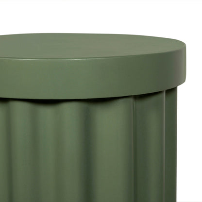 CST12295-CO 40cm Concrete Side Table - Green