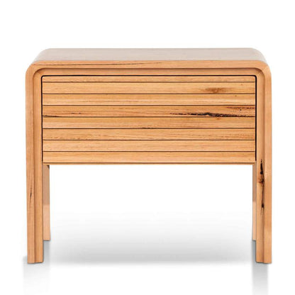 Single Drawer Bedside Table - Messmate