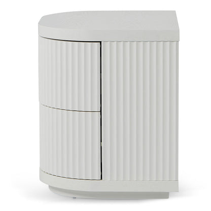 Bedside Table - Full White