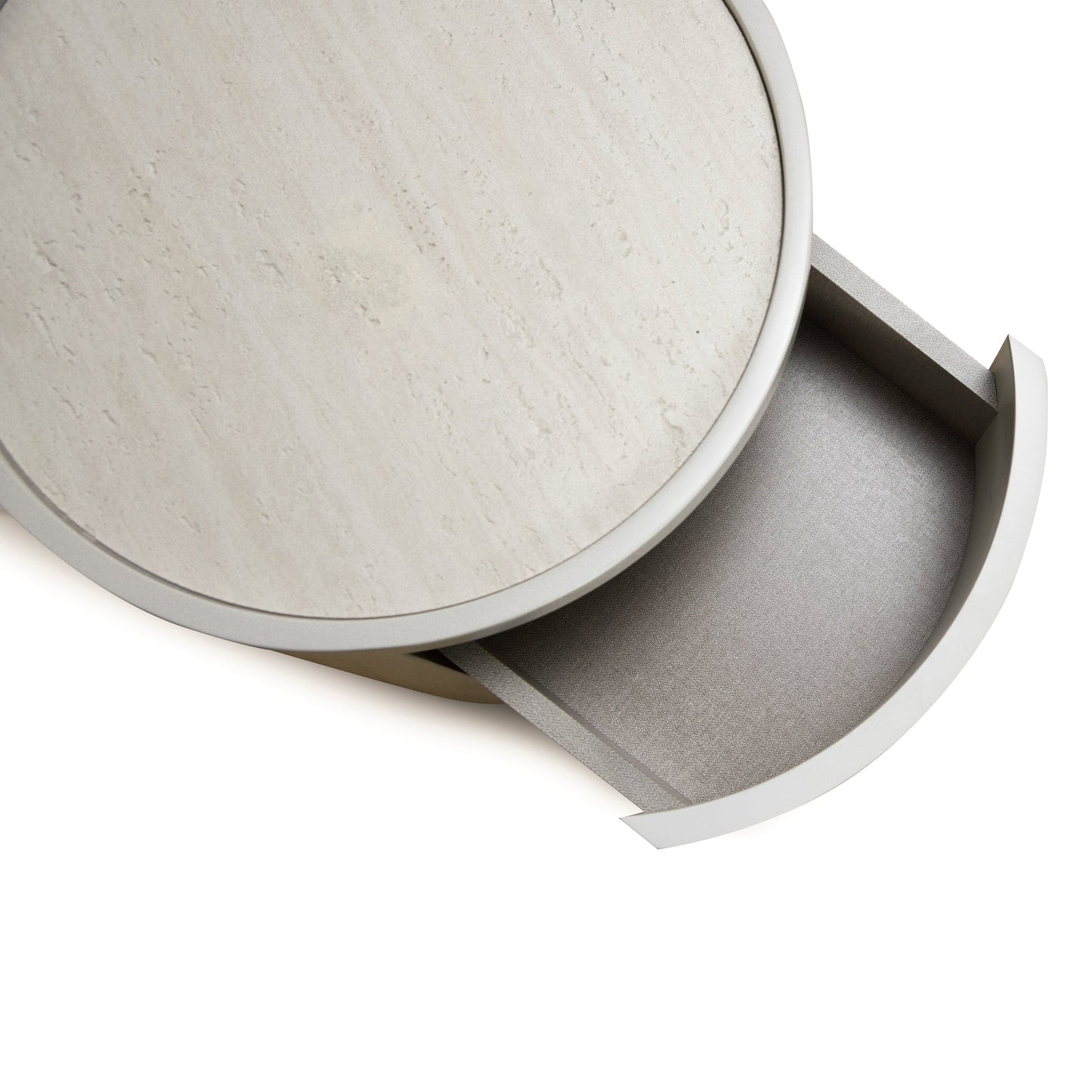 CST8637-IG Bedside Table - Warm Grey