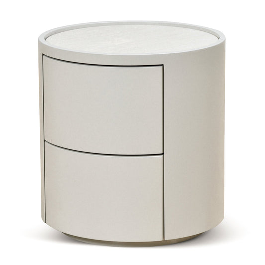 CST8637-IG Bedside Table - Warm Grey