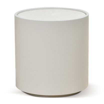 CST8637-IG Bedside Table - Warm Grey