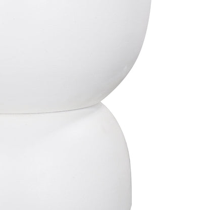 CST8722-RB 38cm Round Side Table - White