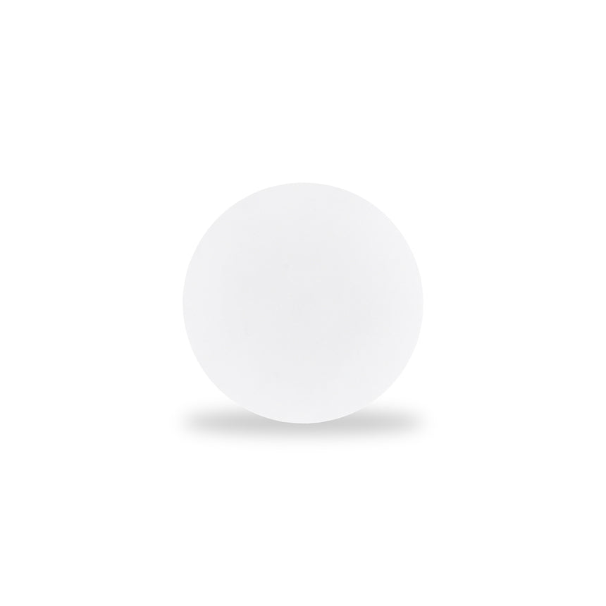 38cm Round Side Table - White