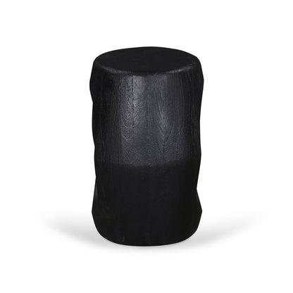40cm Round Side Table - Full Black