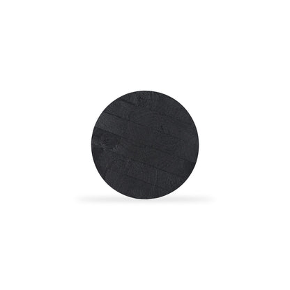 CST8730-RB 40cm Round Side Table - Full Black