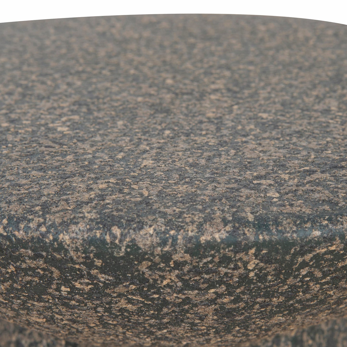 CST8804-NY 42cm Fibre Glass Side Table - Charcoal Latte