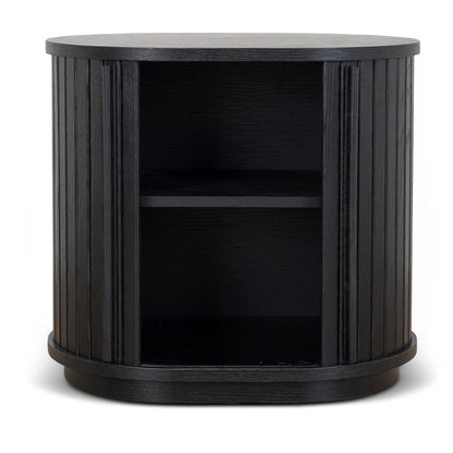 CST8854-KD 55cm Side Table - Full Black