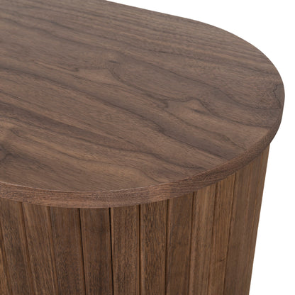 CST8855-KD 55cm Side Table - Walnut