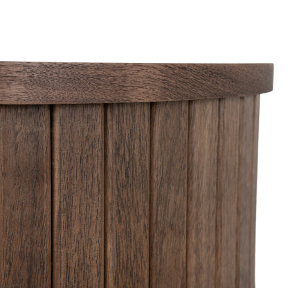 CST8855-KD 55cm Side Table - Walnut