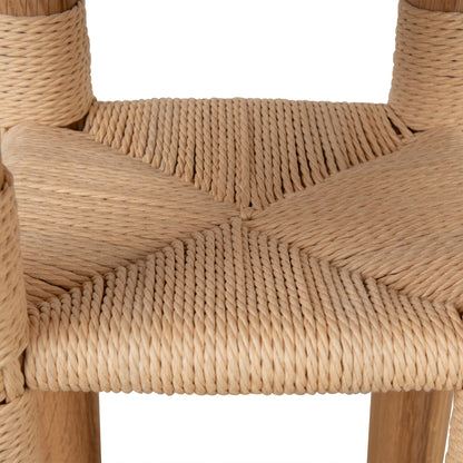 CST8870-OW 42cm Round Side Table - Natural