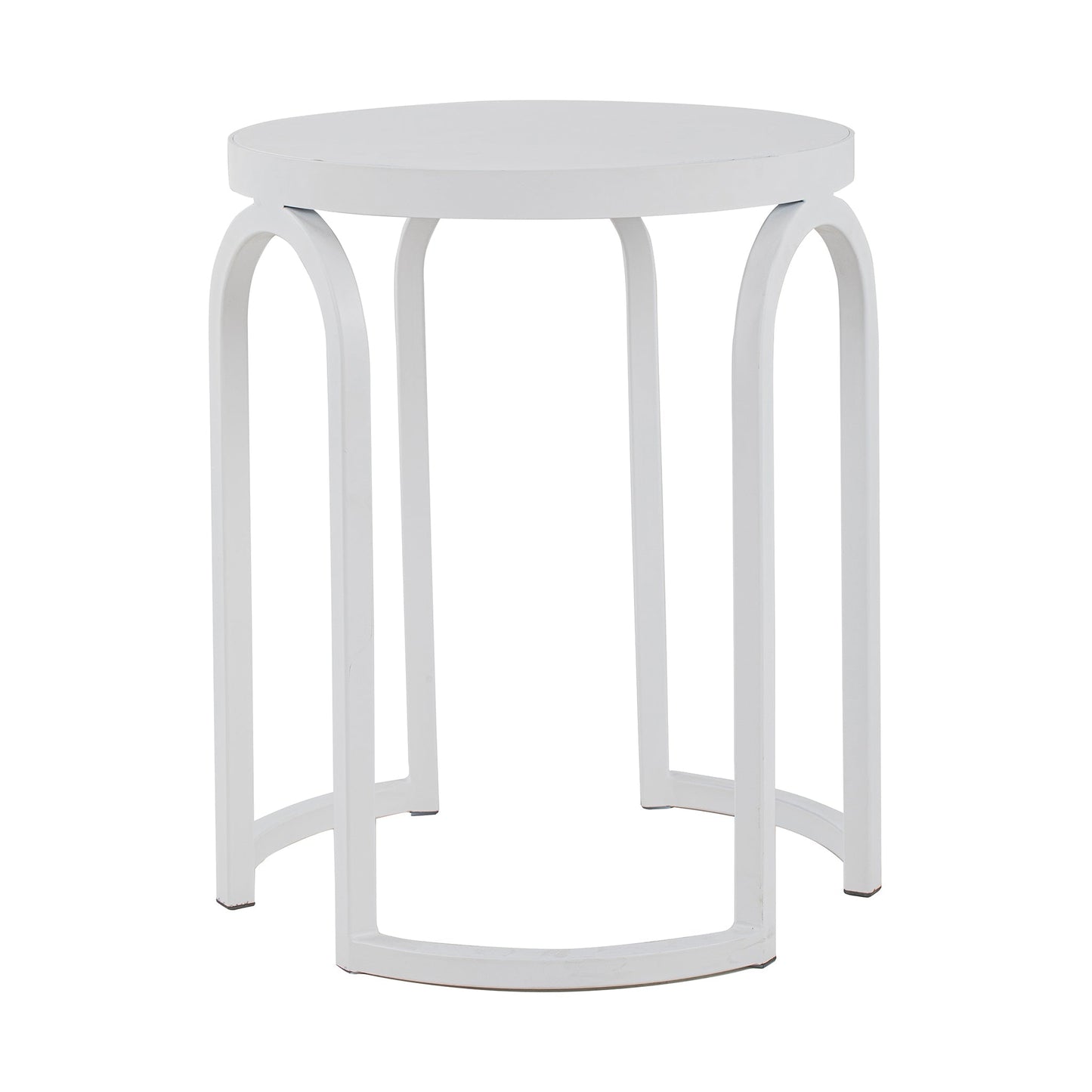 CST8957-NI Oak Side Table - Full White