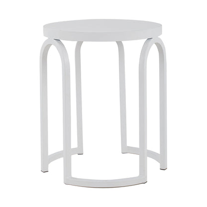 CST8957-NI Oak Side Table - Full White