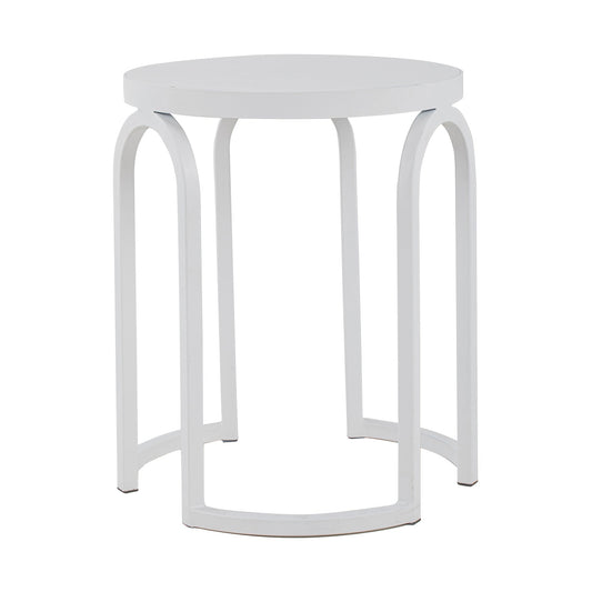 CST8957-NI Oak Side Table - Full White