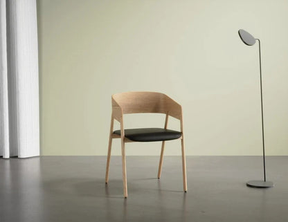 Sargood Armchair - Natural - Black Pad